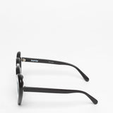 Yazbukey x Linda Farrow / Heart Sunglasses / Black White