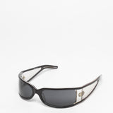 Bernhard Willhelm x Linda Farrow / Wrap Around Sunglasses / Black