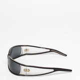 Bernhard Willhelm x Linda Farrow / Wrap Around Sunglasses / Black