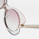 Matthew Williamson x Linda Farrow / Butterfly Sunglasses  / Clear Pink