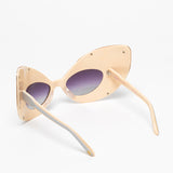 Agent Provocateur x Linda Farrow / Cat-Eye Mask / Peach and Gold