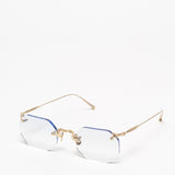 Matsuda / M3104 B / Brushed Gold Café Blue Gradient