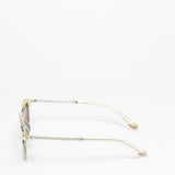 Mr. Leight / Dorian S / Artist Crystal Platinum Semi Flat Select Blue Smoke