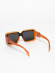 Siens / Eye Code 086 / Black Shiny Orange Transparent