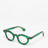 Theo / Sassi / 016 Green Lined + Transparent Chromiumoxide Green