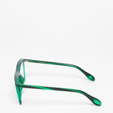 Theo / Alba / 007 Green Lined + Transparent Opal Green