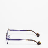 Theo / Mascara / 304 Fluo Purple + Ecaille Blue Lined