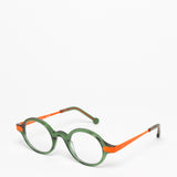 Theo / Duet / 012 Transparent Chromiumoxide Green + Fluo Orange