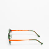 Theo / Duet / 012 Transparent Chromiumoxide Green + Fluo Orange