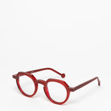 Theo / Common Ostrich / 035 Transparent Tango Red