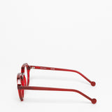 Theo / Common Ostrich / 035 Transparent Tango Red