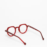 Theo / Common Ostrich / 035 Transparent Tango Red