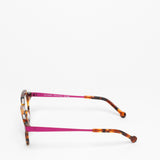 Theo / Couple / 004 Brown Dalmatian + Fuchsia
