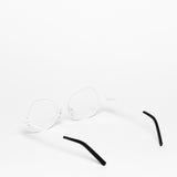 Theo / Isobath / 420 Tack Room White + Burnt Shadow Matte by Theo, Eyeglasses - - Independent curated luxury eyewear available at I Visionari