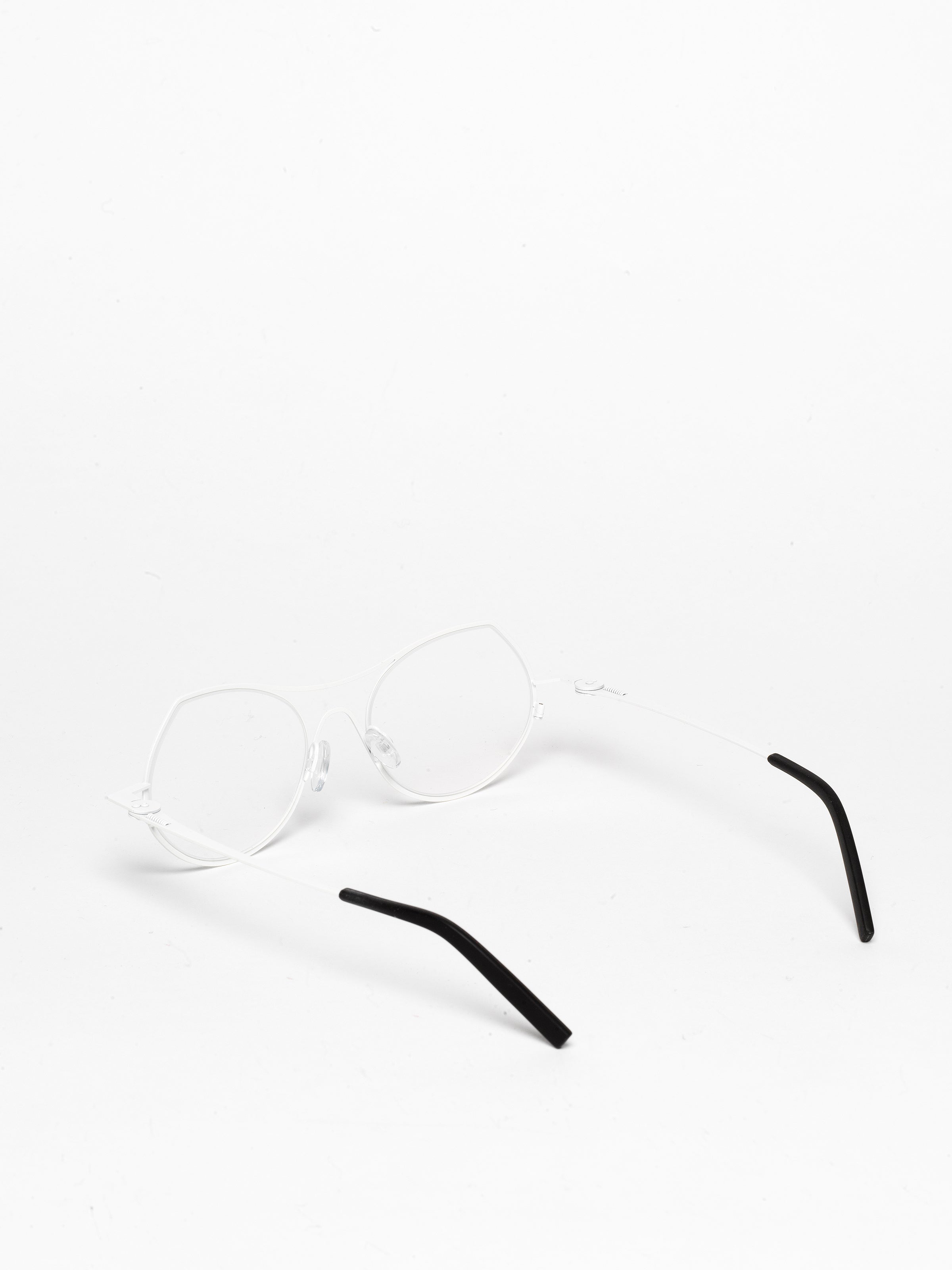 Theo / Isobath / 420 Tack Room White + Burnt Shadow Matte by Theo, Eyeglasses - - Independent curated luxury eyewear available at I Visionari