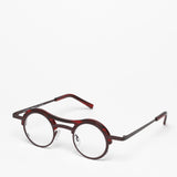 Theo / Cocoa Mocha / 004 Bluesy Red + Red Lined