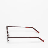 Theo / Cocoa Mocha / 004 Bluesy Red + Red Lined