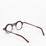 Theo / Cocoa Mocha / 004 Bluesy Red + Red Lined