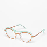 Theo / Cinnamon Cappuccino / 010 Deep Rose Matte + Transparent Neon Green