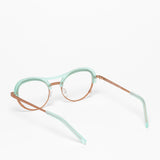 Theo / Cinnamon Cappuccino / 010 Deep Rose Matte + Transparent Neon Green