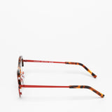 Theo / Cinnamon Cappuccino / 005 Hot Red Shine + Brown Dalmatian