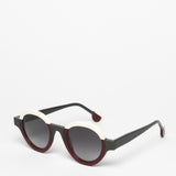 Theo / Futurisme / 033 Solid Military Green + Cappuccino White + Dark Burgundy