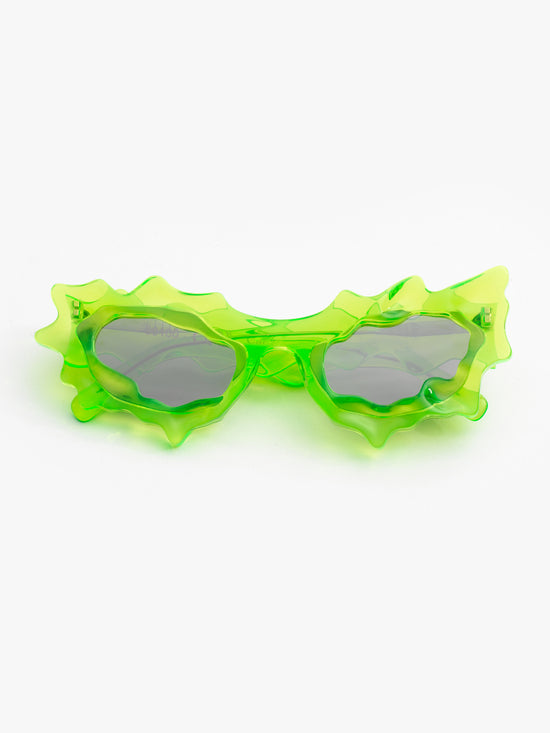 Florentina Leitner / Spike Sunglasses / Neon Green