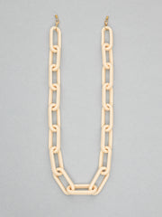 I Visionari / Oversize Resin Glasses Chain / Ivory