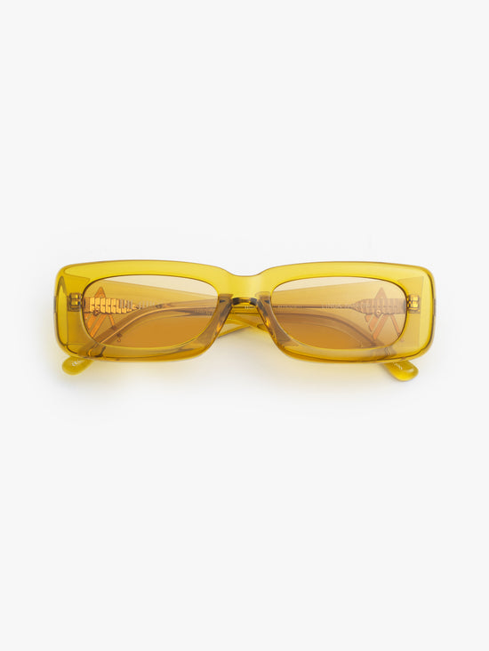 The Attico x Linda Farrow / Mini Marfa / Mustard