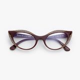 École de Lunetiers / Euphrasie / Burgundy by École de Lunetiers, Eyeglasses - - Independent curated luxury eyewear available at I Visionari