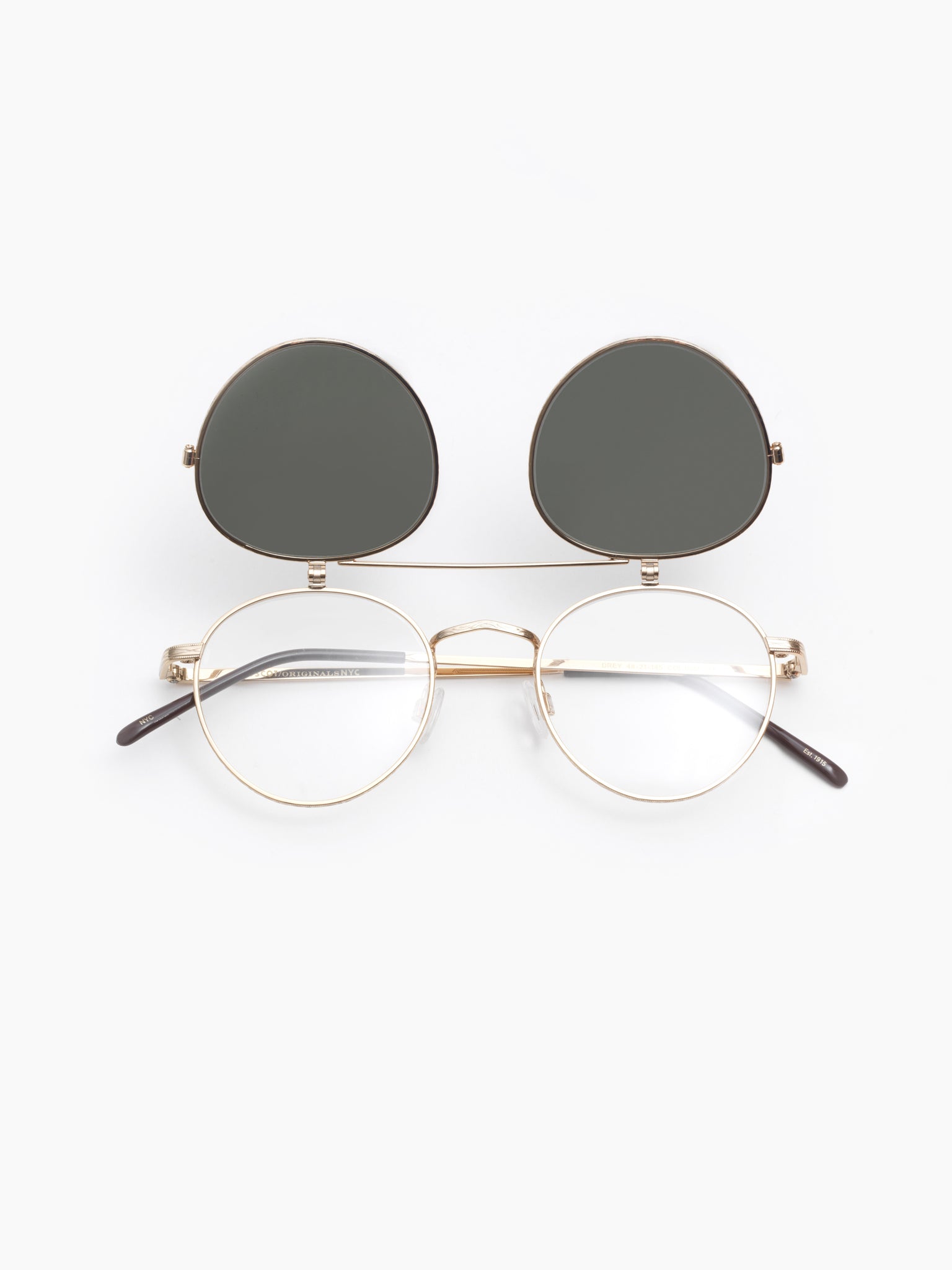 Moscot Drey Clip Flip Gold – I Visionari