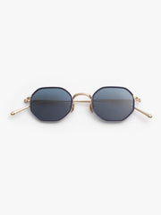 Matsuda / M3086 I / Brushed Gold Navy Solid