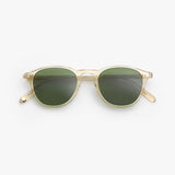 Garrett Leight / Hampton / Champagne With Pure Green Glass - I Visionari