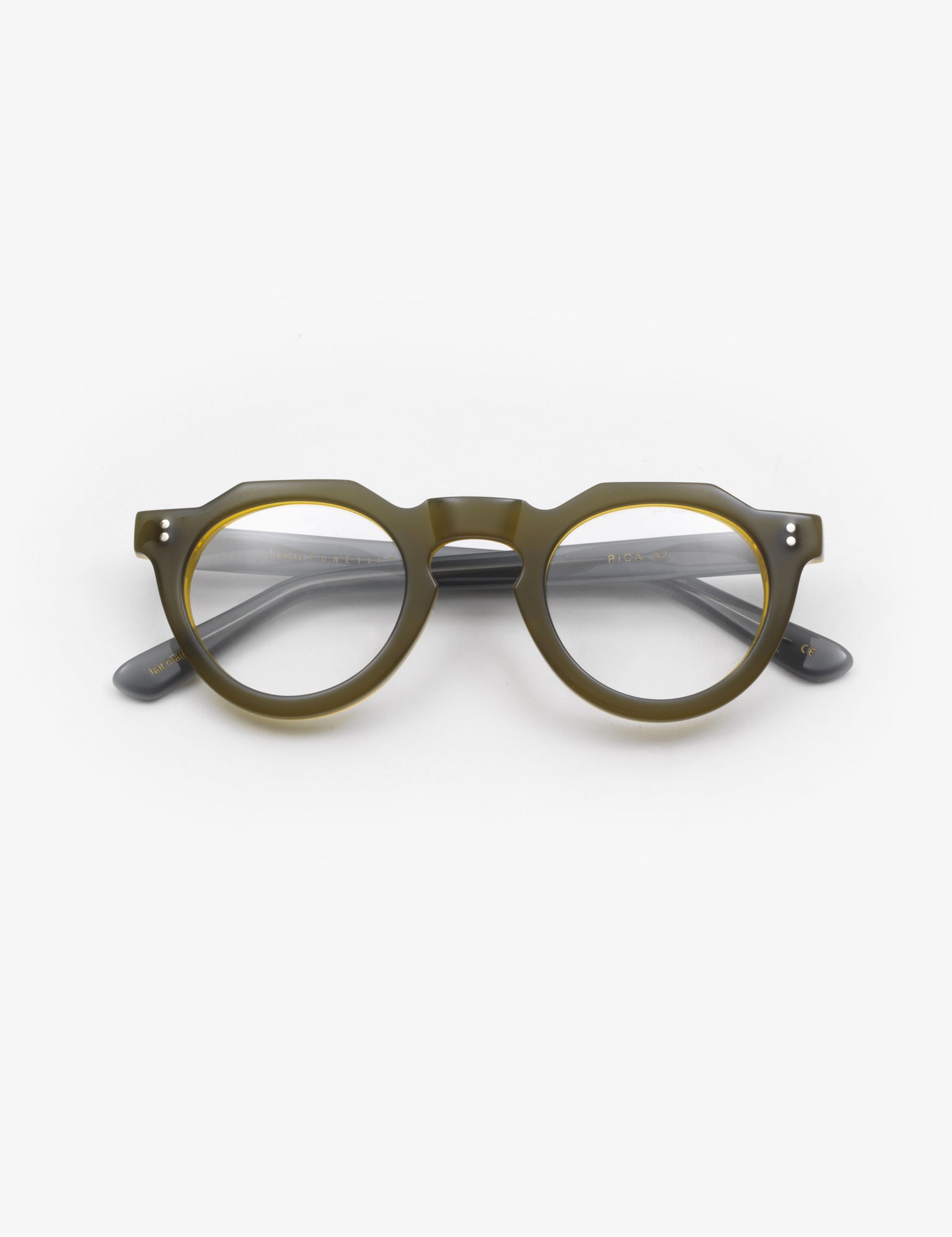Lesca Lunetier / Pica / Vert by Lesca Lunetier, Eyeglasses - - Independent curated luxury eyewear available at I Visionari