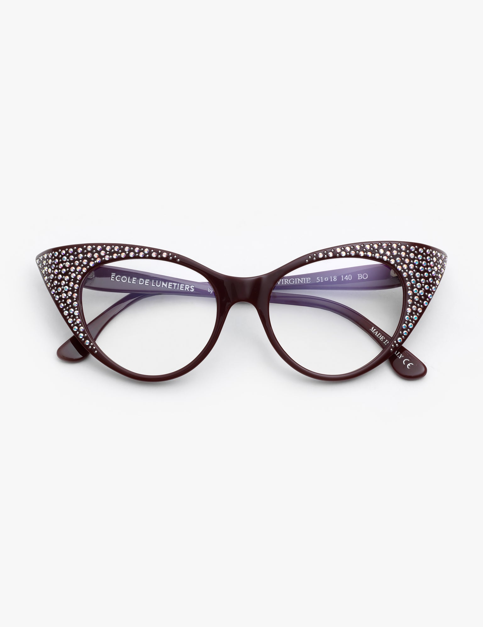 École de Lunetiers / Virginie / Burgundy by École de Lunetiers, Eyeglasses - - Independent curated luxury eyewear available at I Visionari