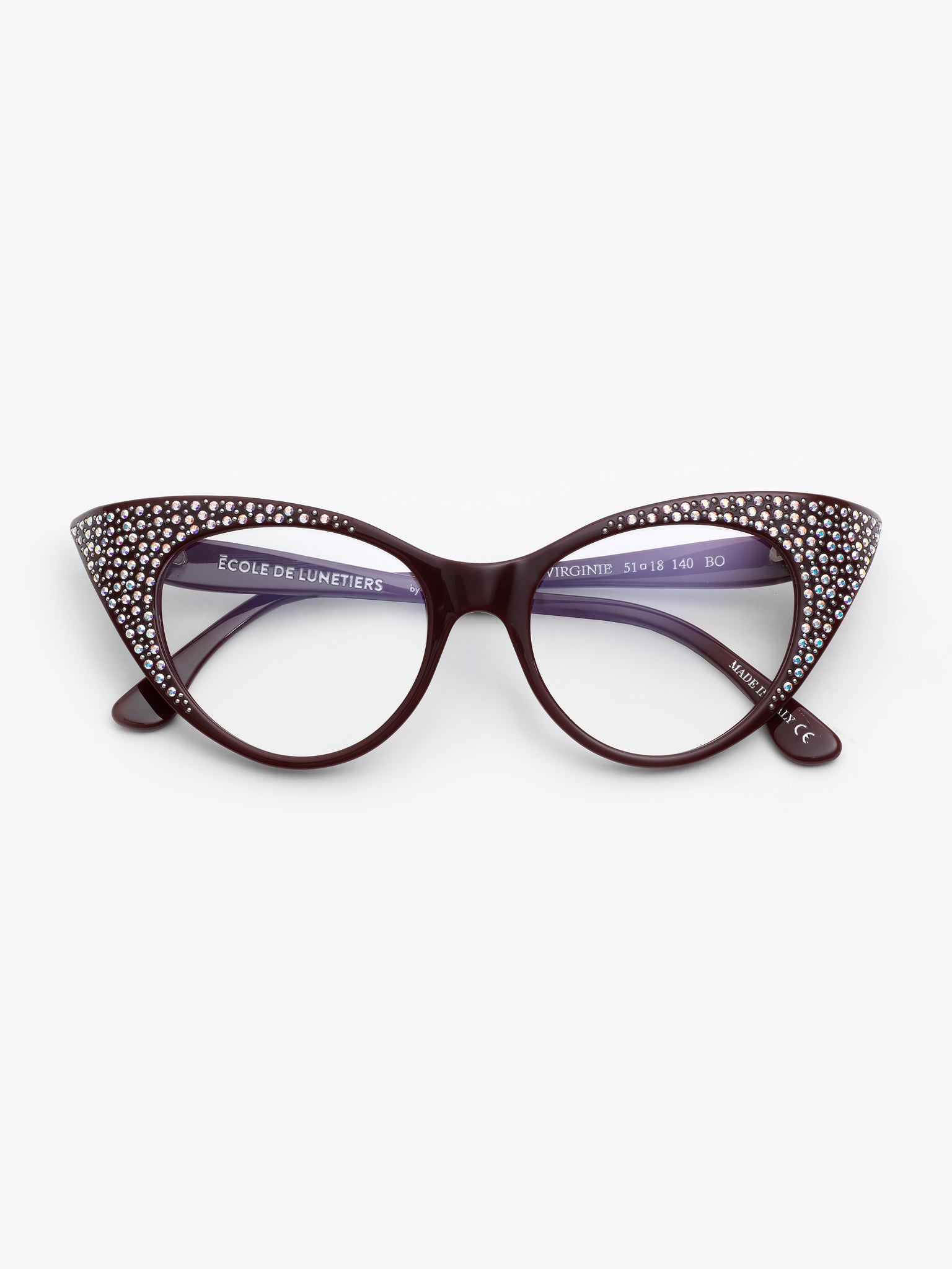 École de Lunetiers / Virginie / Burgundy by École de Lunetiers, Eyeglasses - - Independent curated luxury eyewear available at I Visionari