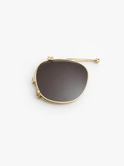 Garrett Leight / Kinney Clip / Gold With Green