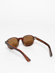 Lesca Lunetier / Brut 8mm / Dark Tortoise on Blush with Brown