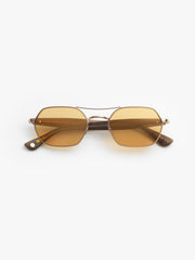 Garrett Leight / Goldie / Gold Antique Gold Bio Cola