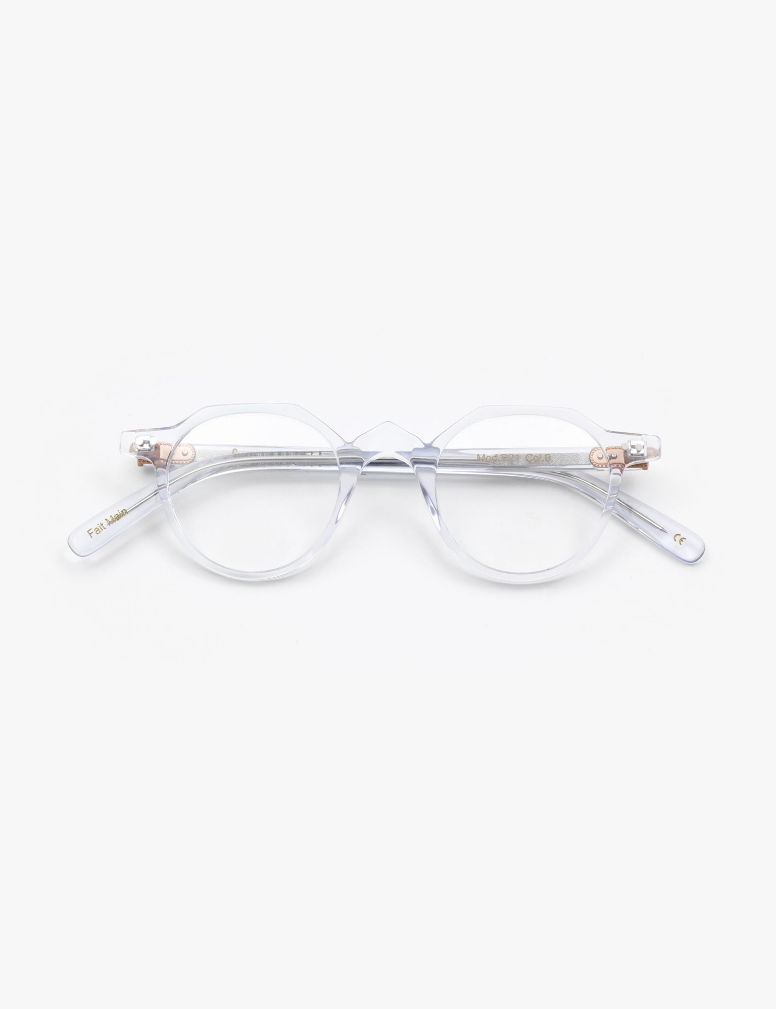 Lesca Lunetier / P21 / Crystal by Lesca Lunetier, Eyeglasses - - Independent curated luxury eyewear available at I Visionari