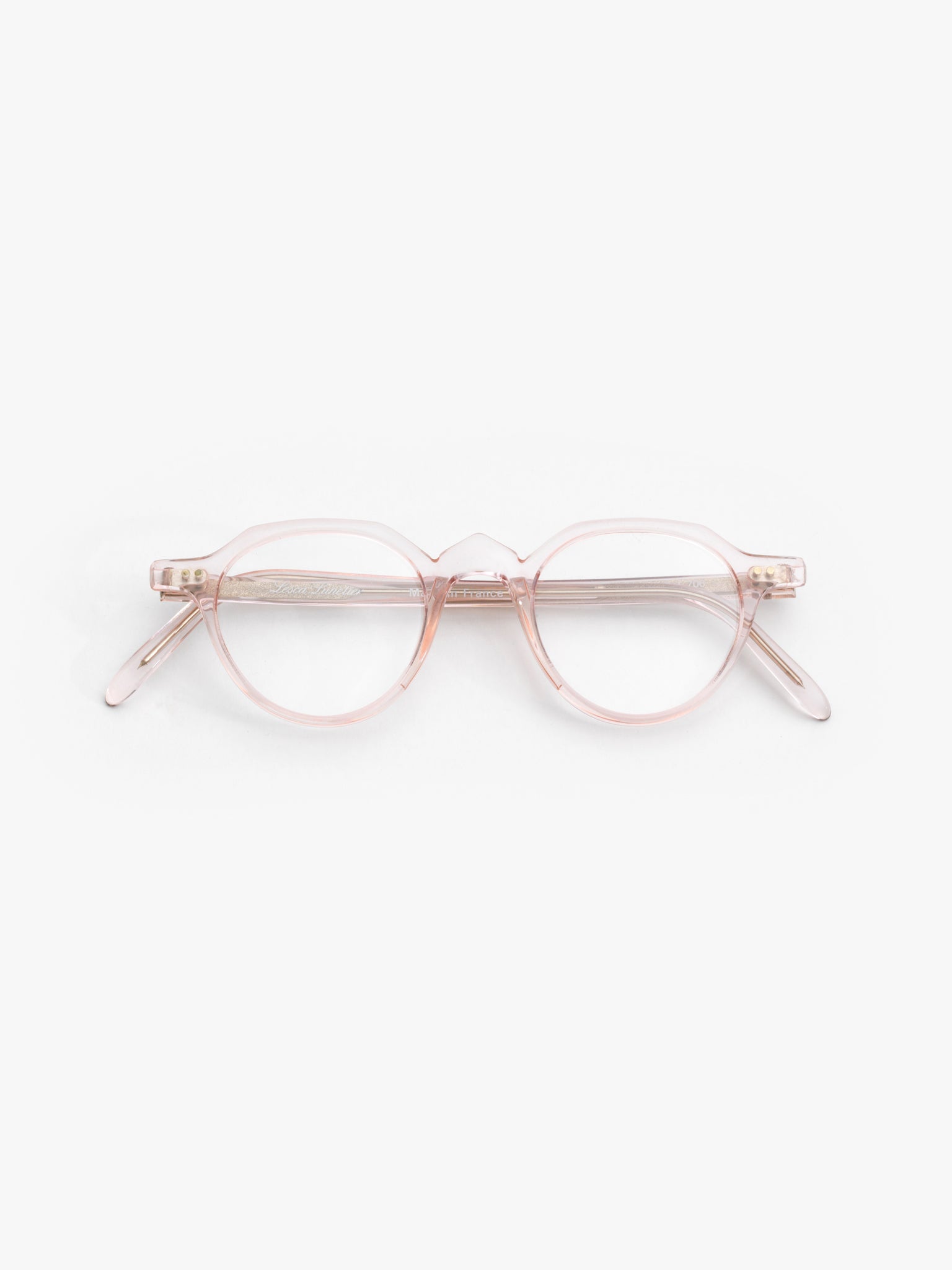 Lesca Lunetier / P21 / Crystal Pink by Lesca Lunetier, Eyeglasses - - Independent curated luxury eyewear available at I Visionari