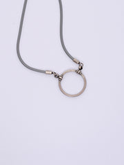 LA LOOP / Rubber Cord / Silver and Antique Silver
