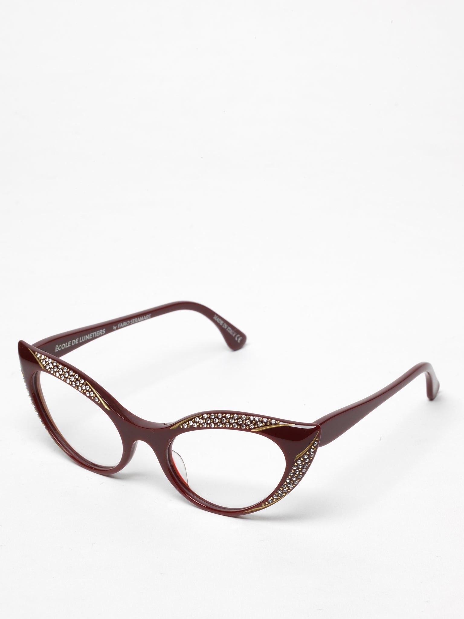 École de Lunetiers / Euphrasie / Burgundy by École de Lunetiers, Eyeglasses - - Independent curated luxury eyewear available at I Visionari