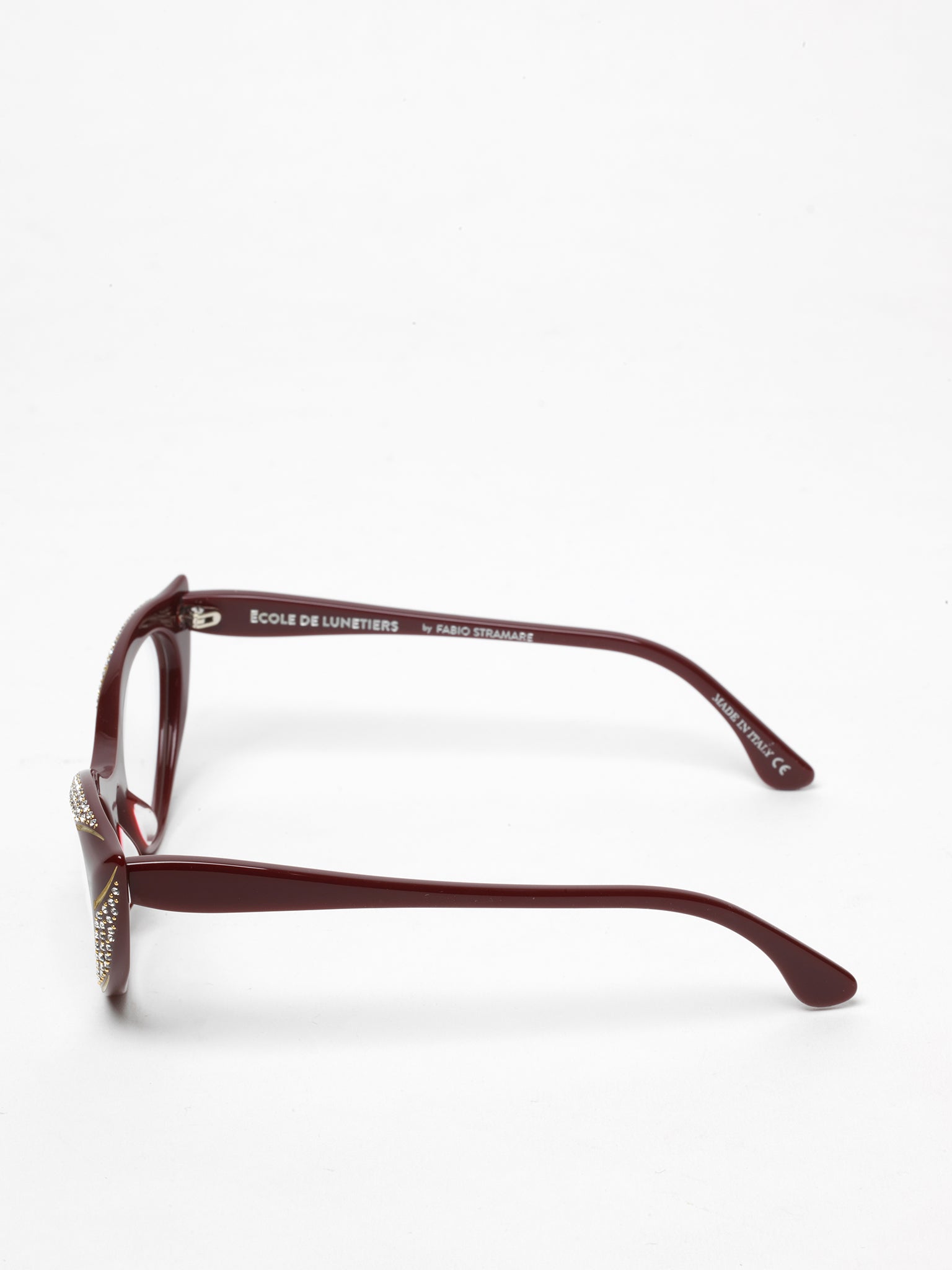 École de Lunetiers / Euphrasie / Burgundy by École de Lunetiers, Eyeglasses - - Independent curated luxury eyewear available at I Visionari
