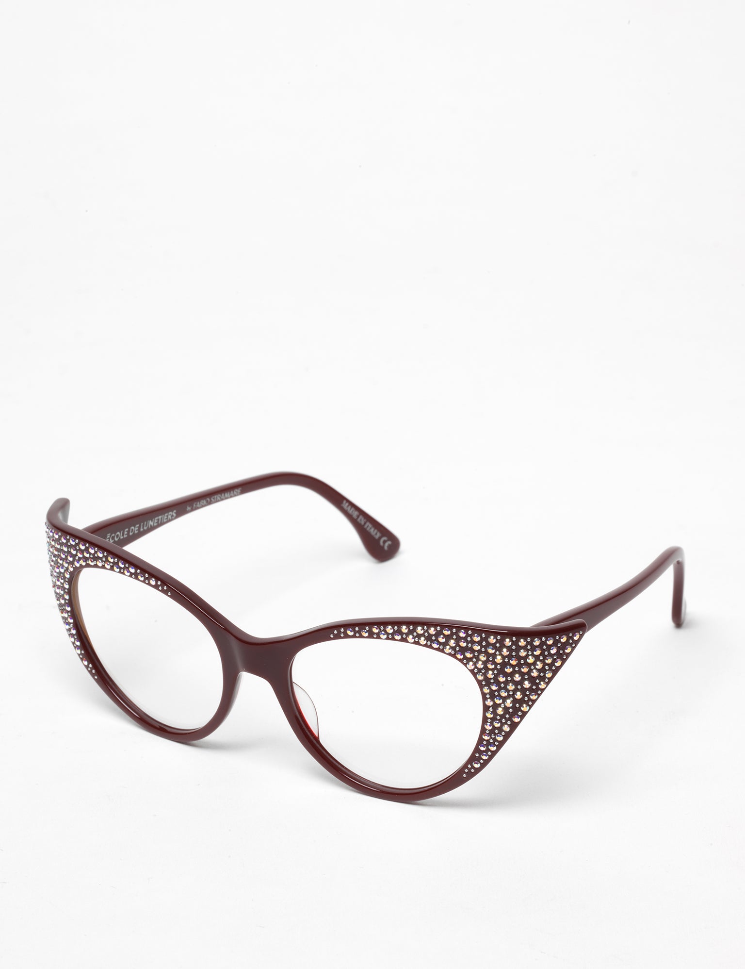École de Lunetiers / Virginie / Burgundy by École de Lunetiers, Eyeglasses - - Independent curated luxury eyewear available at I Visionari