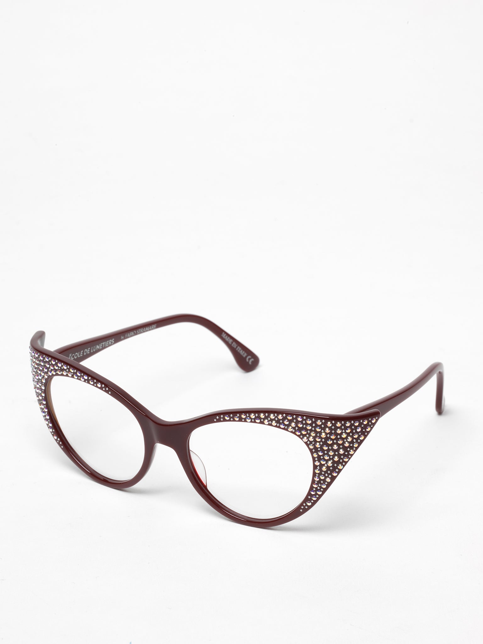 École de Lunetiers / Virginie / Burgundy by École de Lunetiers, Eyeglasses - - Independent curated luxury eyewear available at I Visionari