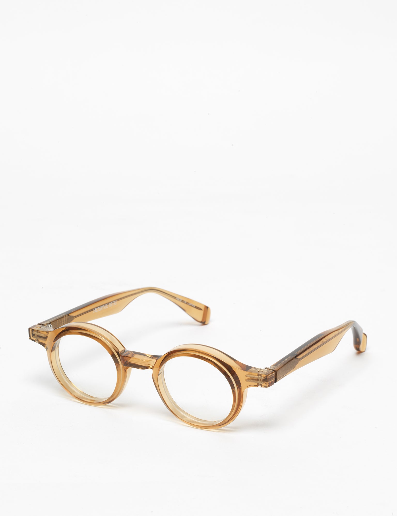 Factory 900 / RF 018 / Clear Brown by Factory 900, Eyeglasses - - Independent curated luxury eyewear available at I Visionari