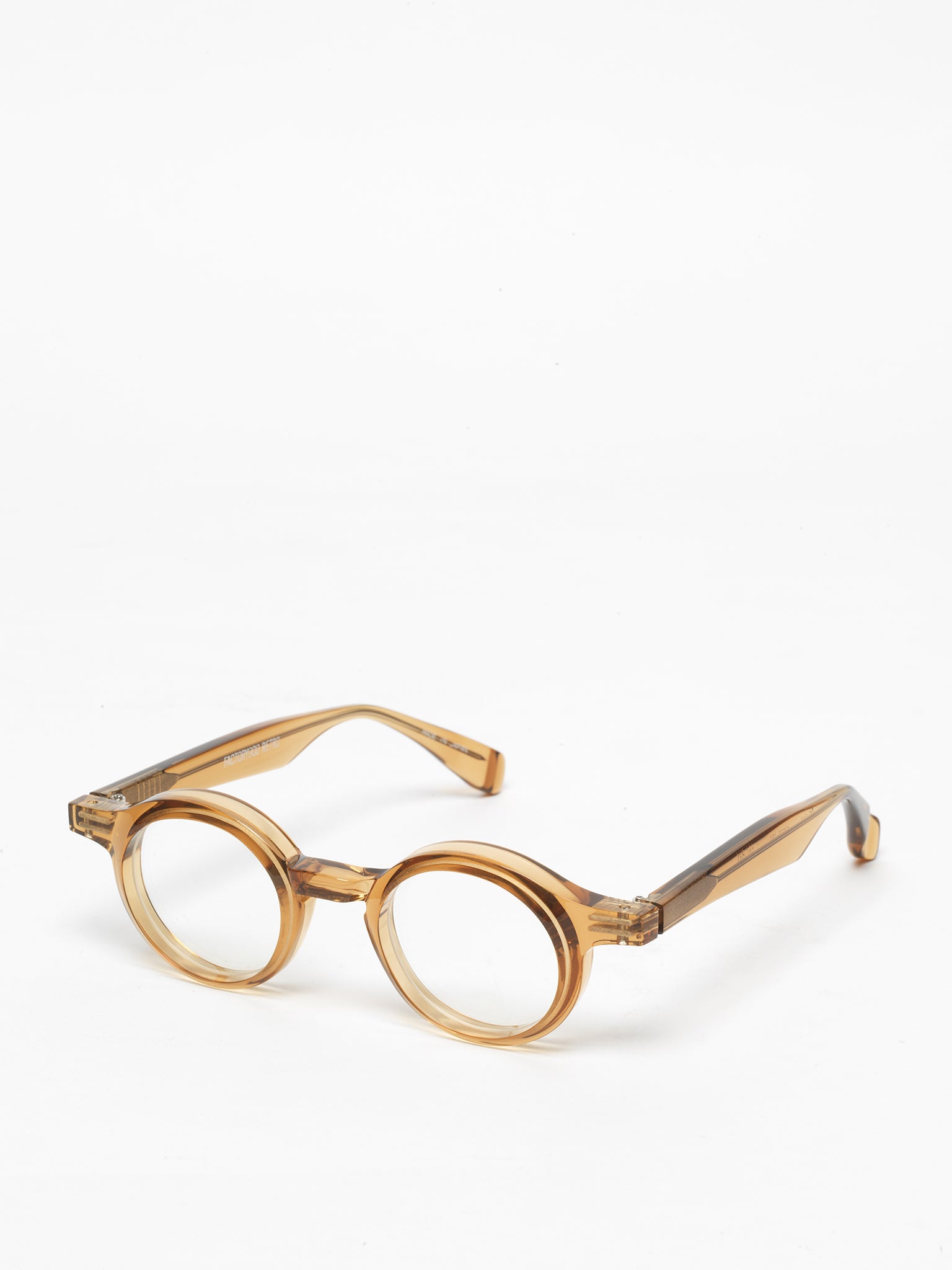 Factory 900 / RF 018 / Clear Brown by Factory 900, Eyeglasses - - Independent curated luxury eyewear available at I Visionari