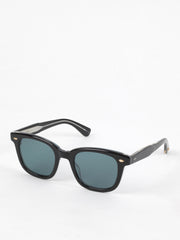Garrett Leight / Calabar / Black Laminate Crystal With Semi Flat Blue Smoke - I Visionari