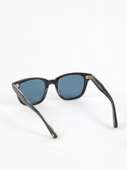 Garrett Leight / Calabar / Black Laminate Crystal With Semi Flat Blue Smoke - I Visionari